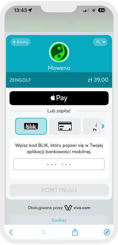 Viva smart checkout Zengolf